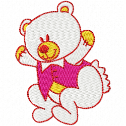 Teddy Embroidery Design 5